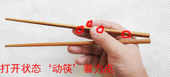筷子的正确拿法图解学会拿筷从小做起