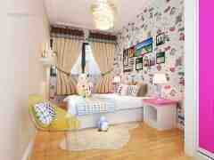 欧式风格女孩房装修效果图 欧式风格儿童房卧室