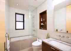 简约卫生间装修效果图 清爽干净明亮的卫浴空间