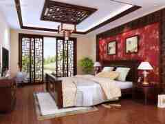 中式卧室设计效果图 塑造古朴中的精致生活